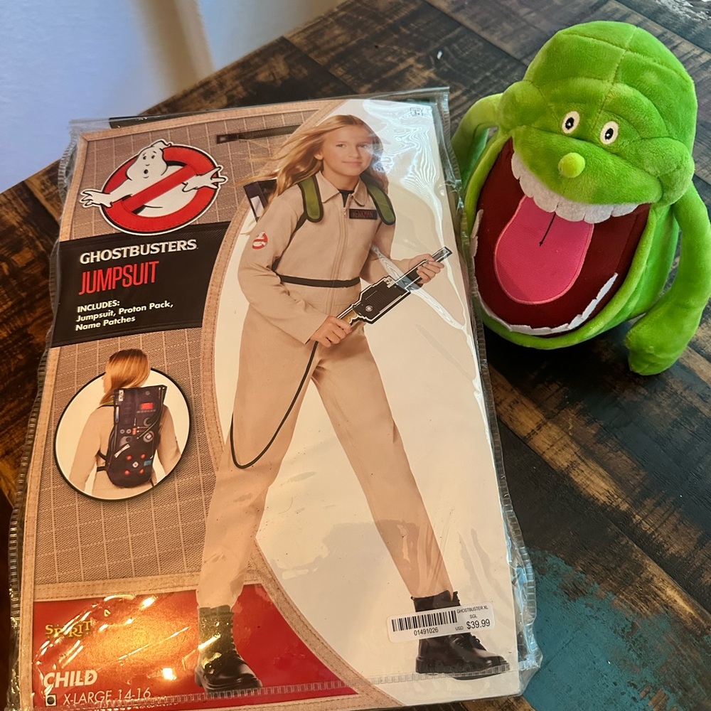 Ghostbusters Kids Jumpsuit Costume - Beige